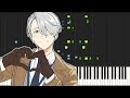 Yuri!!! on ICE OST - "Yuri On Ice" (Piano Tutorial)