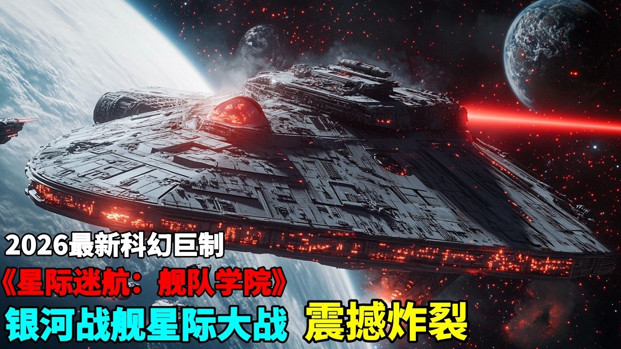 2026最新科幻巨制《星際迷航：艦隊學院》，耗資1億美金，銀河戰艦星際大戰燃爆眼球