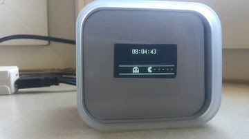 Arduino Clock with oled display - final result