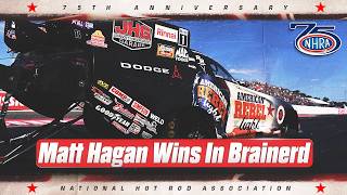 Matt Hagan takes points lead with win in Brainerd