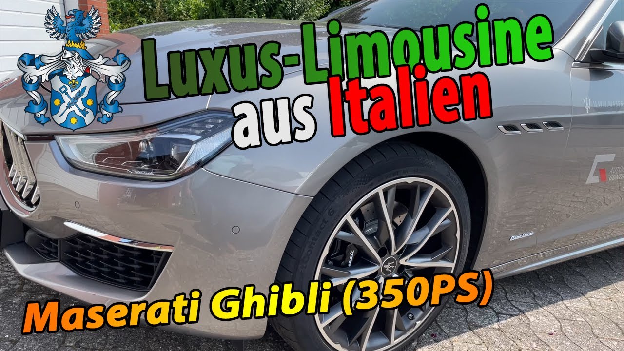 Maserati Ghibli 2021 (350 PS) Fahrbericht | Test | Review | Sportlimousine aus Italien | Luxusauto