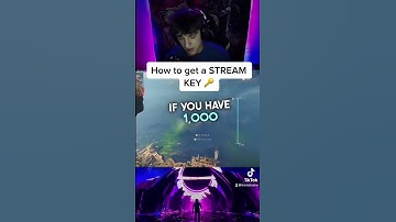 HOW TO get a STREAM KEY! (For TikTok)