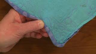 Hidden Slip Stitch for Bindings and Applique Details