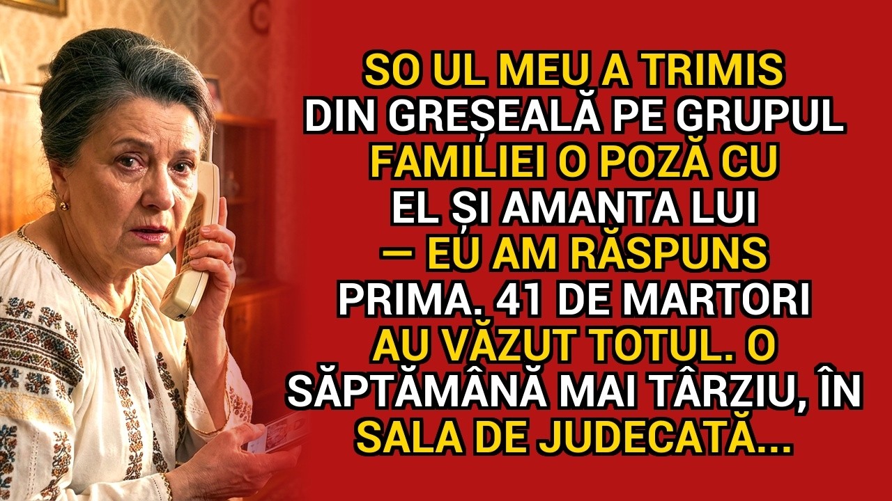 Soțul meu a trimis din greșeală pe grupul familiei o poză cu el și amanta lui — eu am răspuns prima