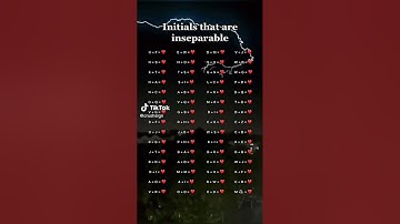 Initials that are inseparable #initials #initial #foryou #fyp 1