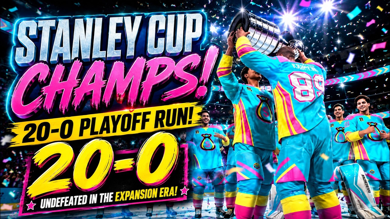 Going For Sweep of All Time Edmonton Oilers in Stanley Cup and Undefeated Playoffs NHL 26 Wife thumbnail
