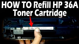 How to refill 36a, 35a, 83a, 85a, 78a, & 88a toner |Complete Tutorial  urdu/hindi