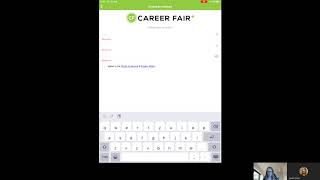 How to use the Careers Fair Plus app - CareersFest 2020 screenshot 1