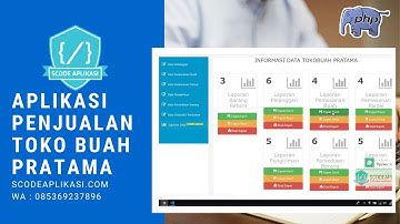 PHP - Source Code Aplikasi Penjualan Toko Buah Pratama Berbasis WEB