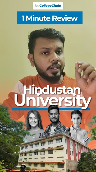Hindustan University, Chennai  Review in 1 minute in Tamil | #shortsvideo #collegechalo
