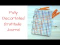 DIY Gratitude Journal for November | Fully Decorated Journal Tutorial