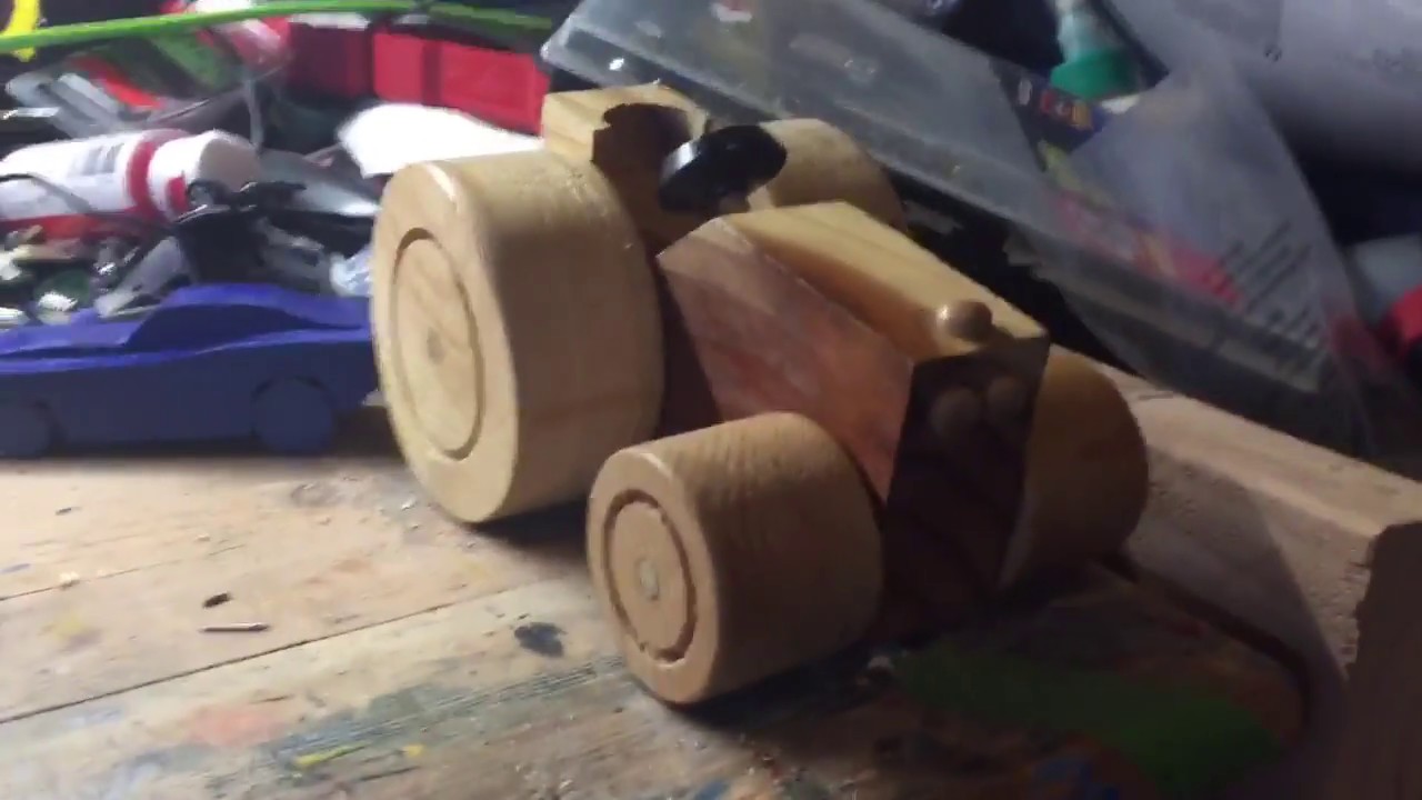 5 Custom Built Wooden Tractor Models