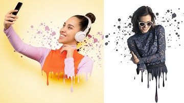 Create Dripping | Splatter Effect in Photoshop