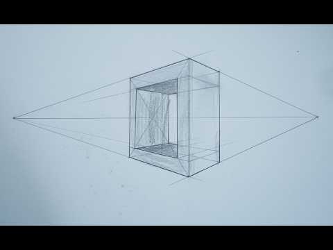 FASTEST way to draw frame in 2 POINT PERSPECTIVE