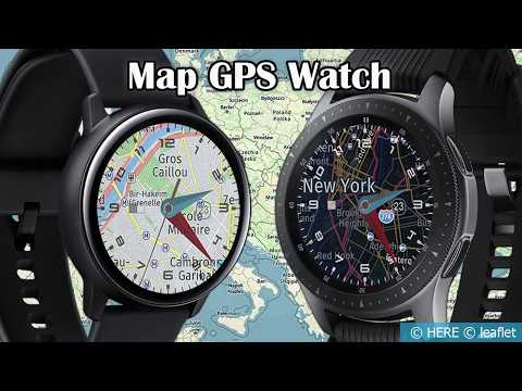 gps watch with map display