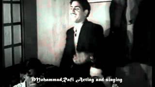Mohd.Rafi on silver screen..Jugnu & Laila Majnu1947_Tera Jalwa jisne Dekha..Wo apni yad dilane ko..