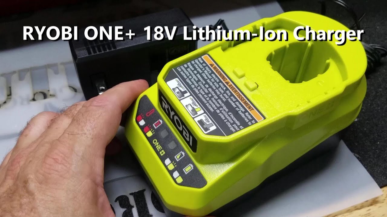 Ryobi One Plus Battery Charger Youtube