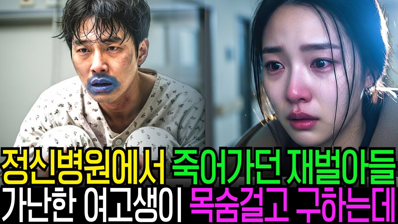 폭설이 내리는 날 정신병원에서 죽어가던 재벌아들을 가난한 여고생이 목숨걸고 구하는데