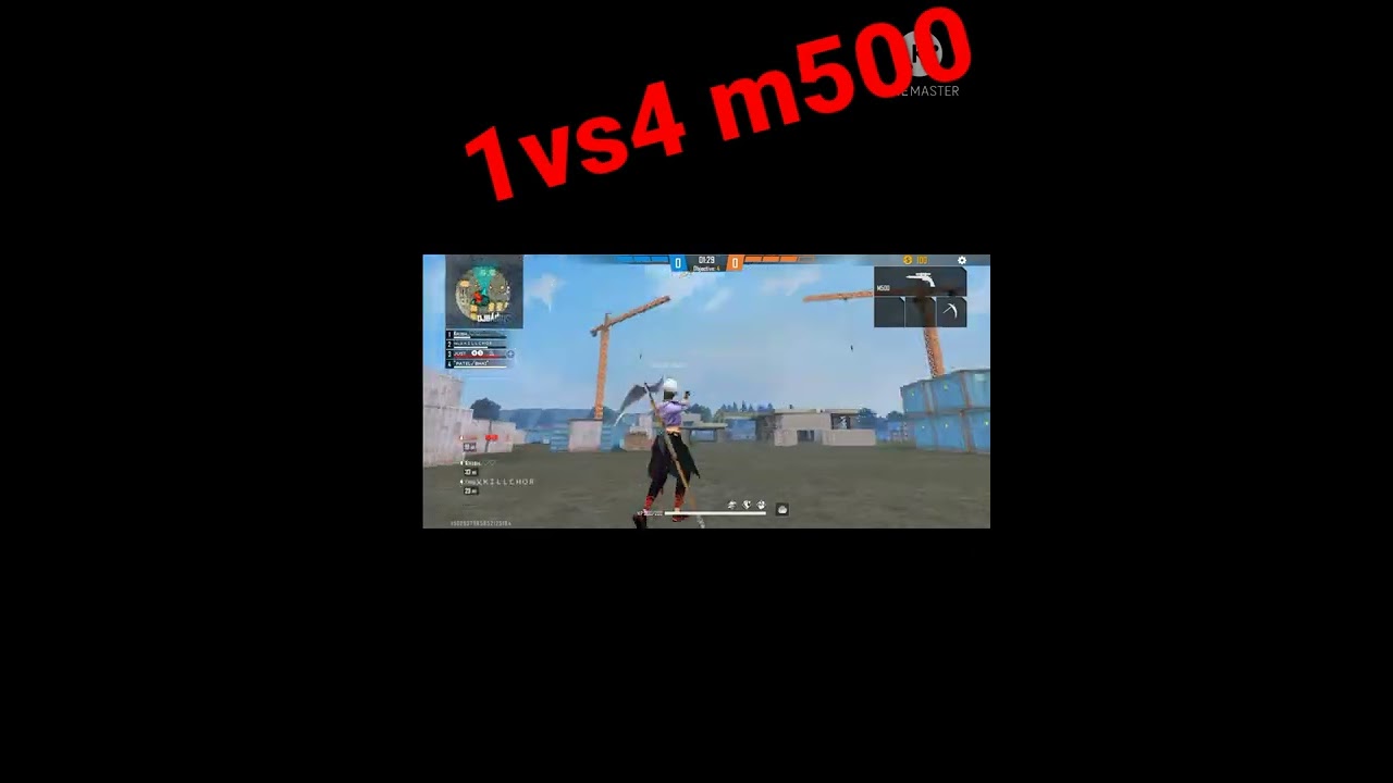 1vs4 m500 headshot video