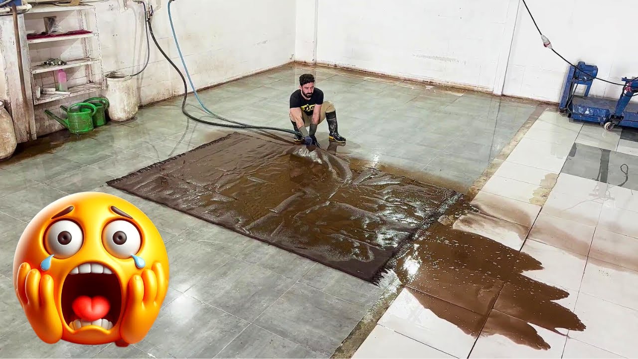 Dilapidated Rug The Incredible Recovery of a Discarded Rug: From Flood-Damaged to ...