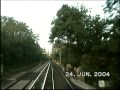 Fhrerstandsfahrt sbahn berlin s1 grogrschenstrae  wannsee  potsdam  juni 2004