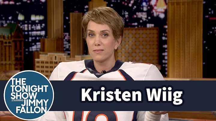 Jimmy Interviews Peyton Manning (Kristen Wiig)