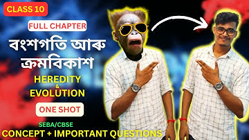 Heredity & Evolution Class 10 Science in Assamese (SEBA/CBSE) #class10science