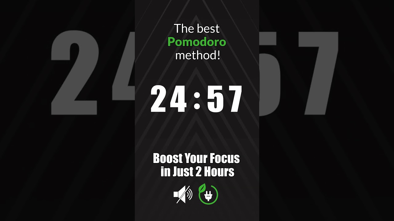 🔥 Master the Pomodoro Technique – Boost Your Productivity Now!