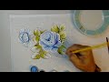 #dicarapidasemana - Vamos Aprender a Pintar Rosas e Folhas Facilmente