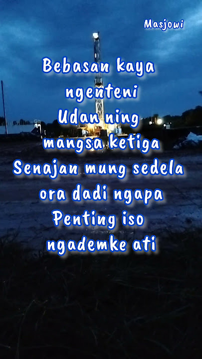 Tanjung mas ninggal janji lirik by dedi kempot #masjowi #lirik #lagu #viral #fyp