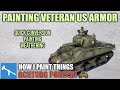 Painting united states tanks  colour modulation without an airbrush how i paint things