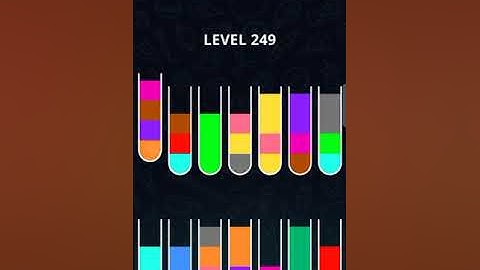 Color sort puzzle Level 249