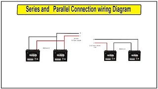 Series and Parallel connection of battery | Batteries in Series | Batteries in Parallel