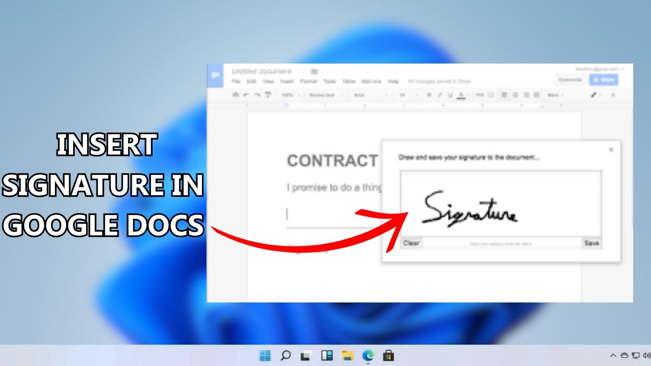 How To Insert Signature In Docs Signature Line In Google Docs 2023