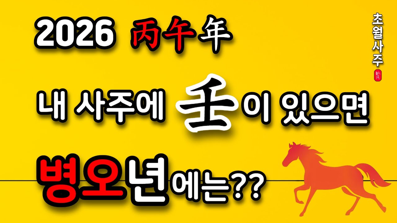 [2026년 운세] 내 사주에 임(壬)이 있다면, 2026 병오년(丙午年) 운세