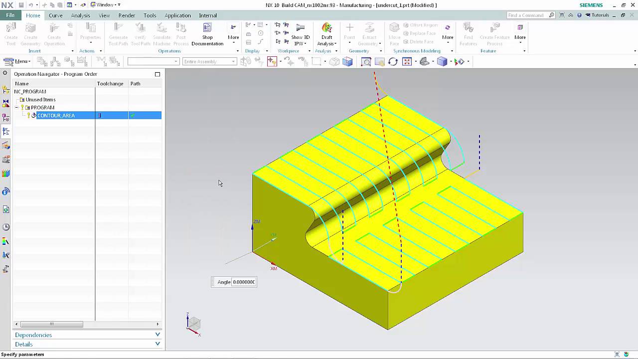 tecnomatix plant simulation software NX10.0.2 Undercut Machining