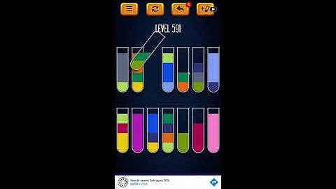 Water Sort Puzzle - Color Liquid Sorting Game Level 591 Solution
