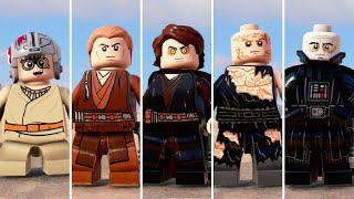 All Anakin Skywalker \& Darth Vader Characters in LEGO Star Wars: The Skywalker Saga