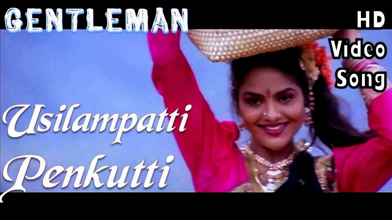 Usilampatti Penkutti  Gentleman HD Video Song  HD Audio  ArjunMadhubala  ARRahman