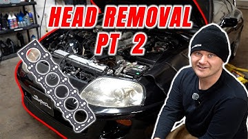 Pulling the Supra’s 2JZ-GE Head! | Head Removal Pt. 2