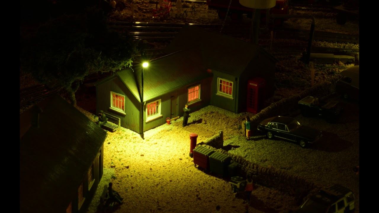 Lights on a model railway YouTube