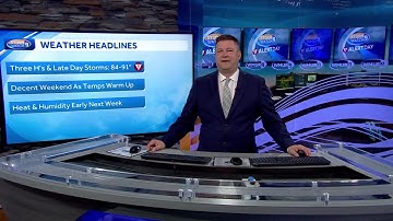 Video: Chance of strong storms along with heat and humidity Thursday
