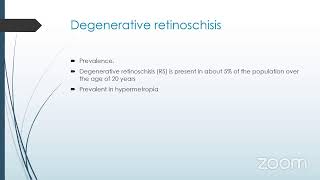 Peripheral retinal degenerationsDr Sourabh Patwardhan Nandadeep Eye Hospital's Personal Meeting Room