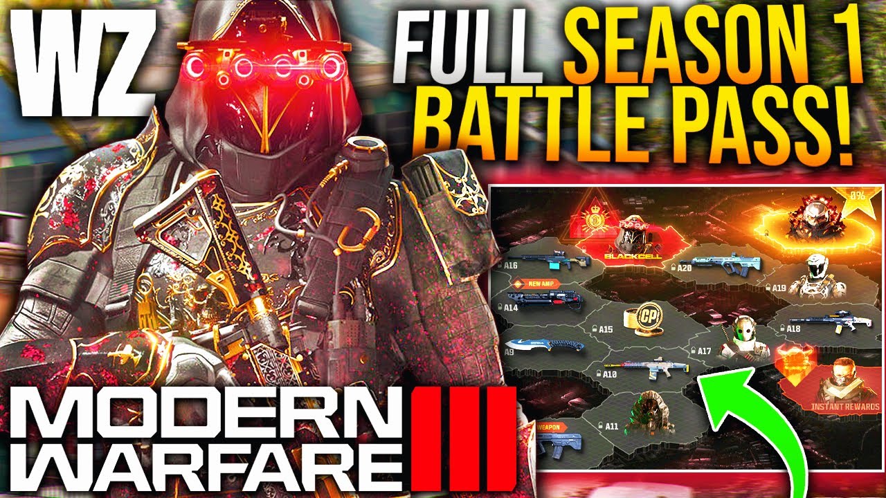 What's in the Modern Warfare 3 Battle Pass Season 1