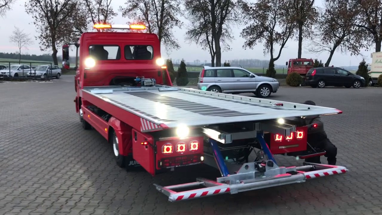 Zabudowa Hydrauliczna Pomocy Drogowej. MERCEDES Atego - Szwecja