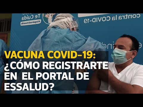 Vacuna Covid-19: sigue estos pasos para registrarte en el portal  | El Comercio | VideosEC