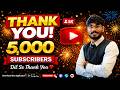 Finally 5K Subscribers🎉Complete🔥 Special LIVE Celebration | Thank You Everyone❤️🙏#engineerspathshala