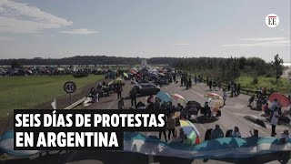 Argentina: policías, docentes y empleados públicos protestan por mejoras salariales | El Espectador