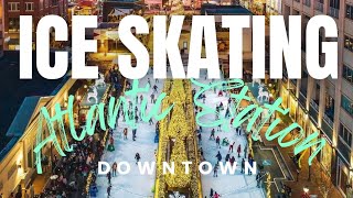 Ice Skating at Atlantic Station | Skate the Station Midtown Atlanta Georgia | Our National Adventure