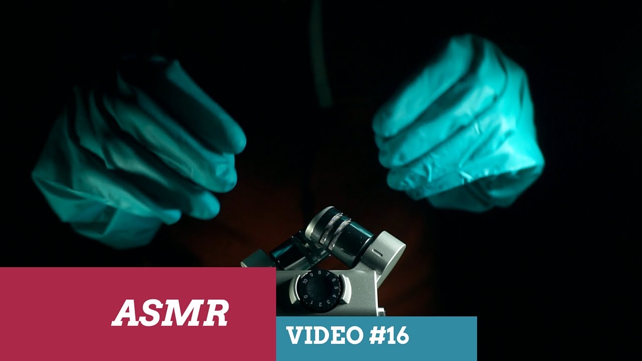 ASMR Latex Gloves,Binaural Sound  - No talking